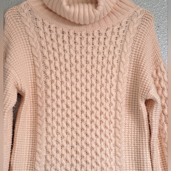 Pink Turtleneck Sweater - Picture 7 of 8